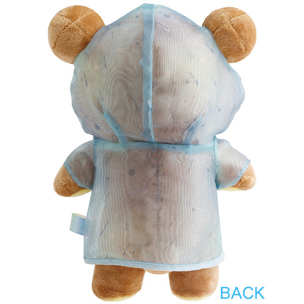 San-X | Rilakkuma Rainy Day to Sunny Theme - Stuffed Toy - Raincoat Rilakkuma MO98001