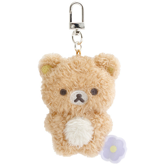 San-X | Rilakkuma BASIC RILAKKUMA Flower Hanging Stuffed Animal - Rilakkuma MV13201