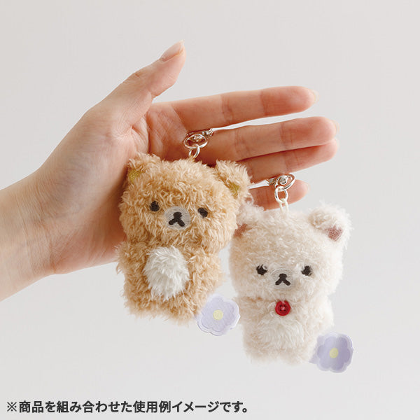 San-X | Rilakkuma BASIC RILAKKUMA Flower Hanging Stuffed Animal - Rilakkuma MV13201