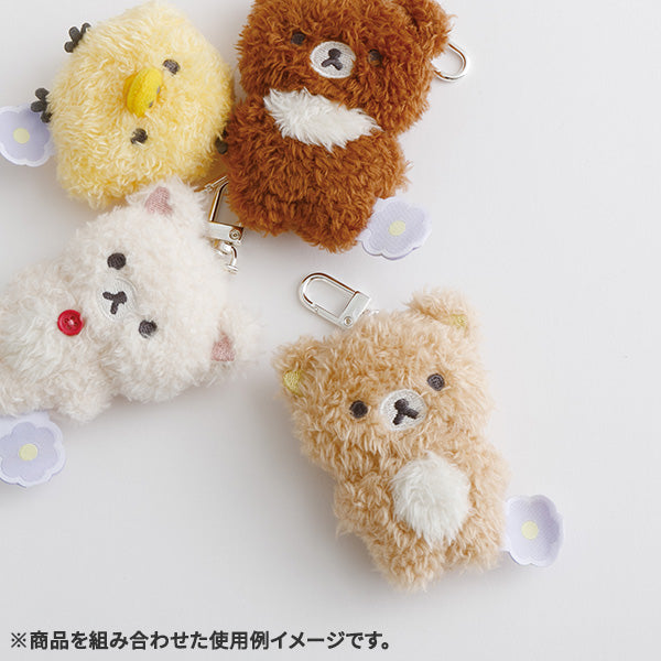 San-X | Rilakkuma BASIC RILAKKUMA Flower Hanging Stuffed Animal - Rilakkuma MV13201