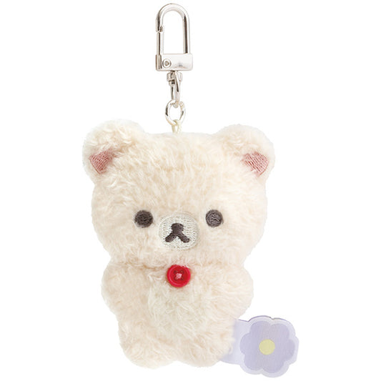 San-X | Rilakkuma BASIC RILAKKUMA Flower Hanging Stuffed Animal - Korilakkuma MV13301