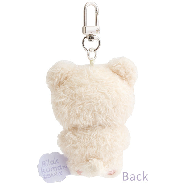 San-X | Rilakkuma BASIC RILAKKUMA Flower Hanging Stuffed Animal - Korilakkuma MV13301