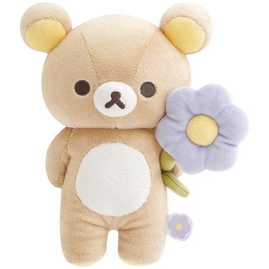 San-X | Rilakkuma BASIC RILAKKUMA Flower  Stuffed toy - Rilakkuma MV13601
