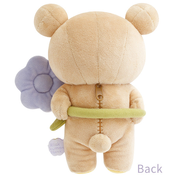 San-X | Rilakkuma BASIC RILAKKUMA Flower Stuffed toy - Rilakkuma MV13601