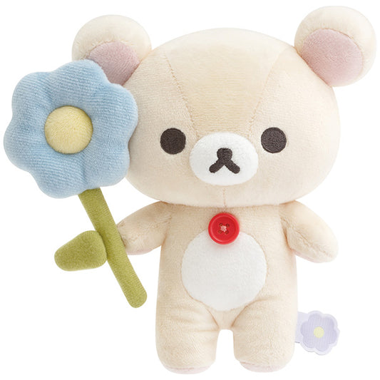 San-X | Rilakkuma BASIC RILAKKUMA Flower  Stuffed toy - Korilakkuma MV13701