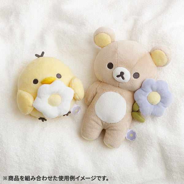San-X | Rilakkuma BASIC RILAKKUMA Flower Stuffed toy - Chairoikoguma MV13901