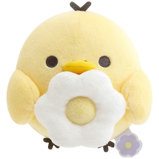 San-X | Rilakkuma BASIC RILAKKUMA Flower  Stuffed toy - Kiiroitori MV13901