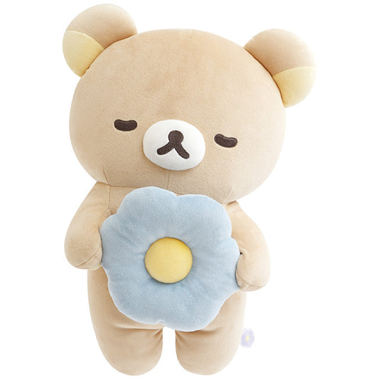 San-X | Rilakkuma BASIC RILAKKUMA Flower - Rilakkuma Cushion MV14001