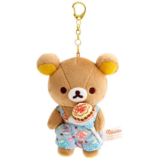 San-X | Rilakkuma x Chuppa Chups Hanging Plush Toy - Rilakkuma