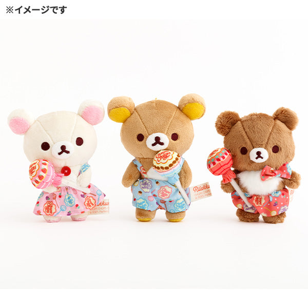 San-X | Rilakkuma x Chuppa Chups Hanging Plush Toy - Chairoikoguma