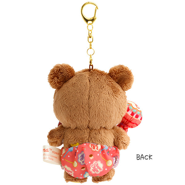 San-X | Rilakkuma x Chuppa Chups Hanging Plush Toy - Chairoikoguma