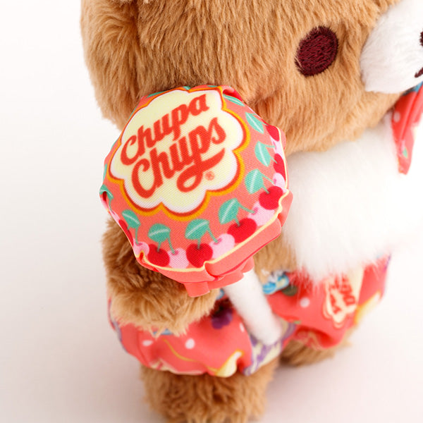 San-X | Rilakkuma x Chuppa Chups Hanging Plush Toy - Chairoikoguma