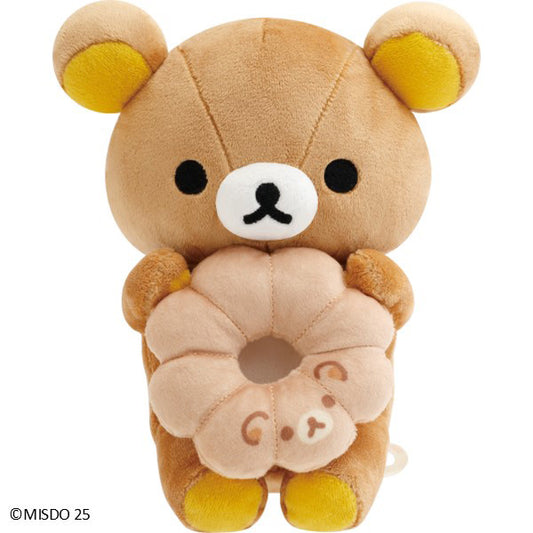 San-X | Rilakkuma x Mr. Donut Donut Makumaku Plush Toy - Rilakkuma Donut MV27101