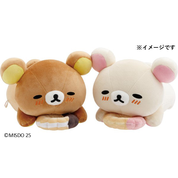 San-X | Rilakkuma x Mr. Donut Donut Makumaku Cushion - Rilakkuma (Angel French) MV27501