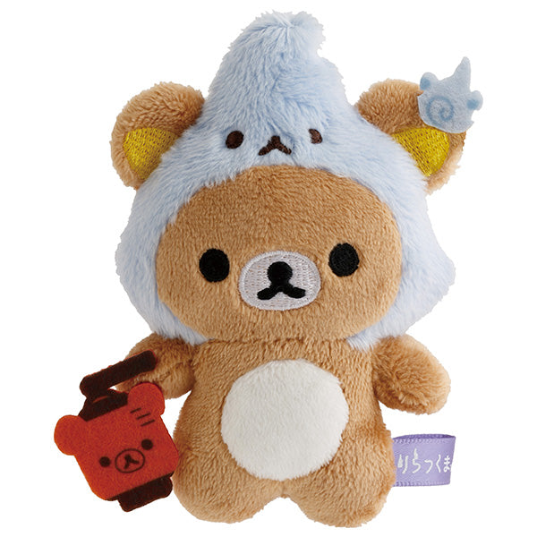 San-X | Rilakkuma Halloween Ghost Assorted Hand-held Tenori Plush Toy MV28001