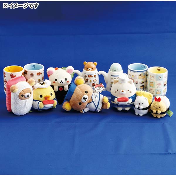 San-X | Rilakkuma Anytime Sushi Miscellaneous Goods Hanging Plush Toy - Rilakkuma MV38501