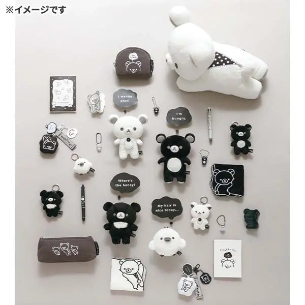 San-X | Rilakkuma BASIC RILAKKUMA MONOCHROME Mini Towel A