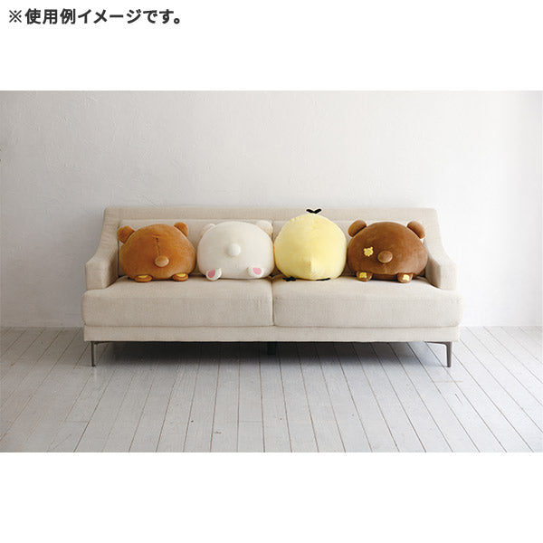 San-X | Rilakkuma Super Mochimochi Daifuku Cushion - Rilakkuma MX09401