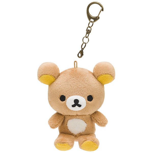 San-X | Rilakkuma Outing Plush Toy Keychain - Rilakkuma MX15401