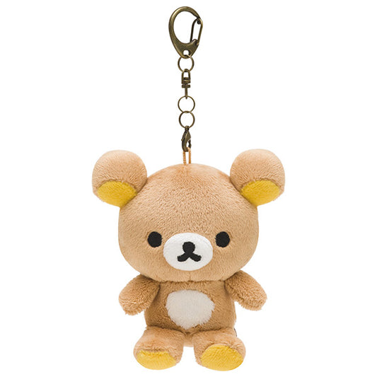 San-X | Rilakkuma Outing Plush Toy Keychain - Rilakkuma MX15401