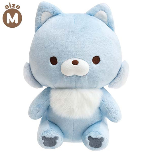 San-X | Rilakkuma Aokogu Otmari Series Chairoikoguma's Tight Plush Toy M - Blue Wolf MF22101