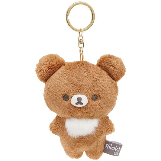 San-X | Rilakkuma NEW BASIC RILAKKUMA Hanging Plush Toy - Chairoikoguma MF99901