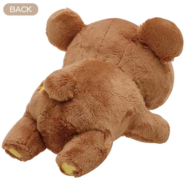 San-X | Rilakkuma Posing Plush Toy - Chairoikoguma Lowing Down