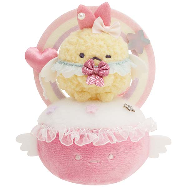 San-X | Sumikko Gurashi Angel Ebiten Idol | Ebitendon Fried Shrimp Stage Hand-held Plush Toy Set MO62601