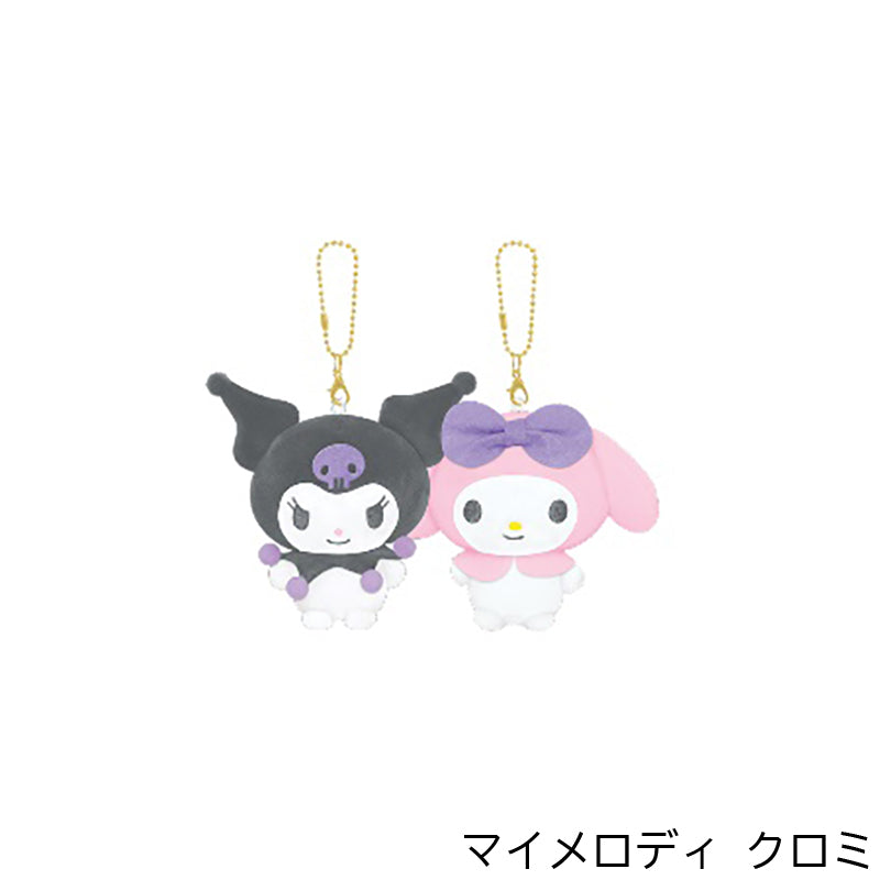 Sanrio | Niko Nui Magnet Mascot Keychain - My Melody & Kuromi