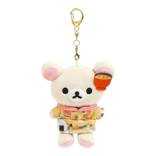 San-X | Rilakkuma x WASHOKU Special Exhibition Hanging Stuffed Toy - Korilakkuma