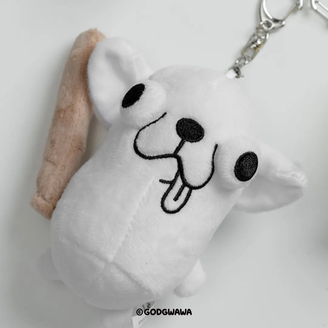 Godgwawa | Variant Chihuahua Holding Stick Plush Pendent