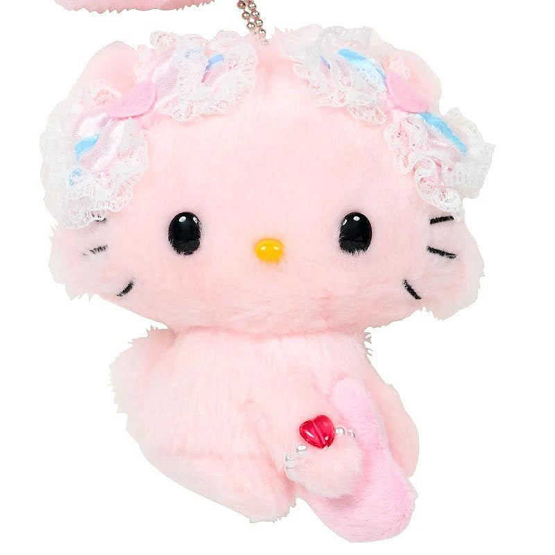 Sanrio | Fluffy Heart Design | Honey Cute Mascot Holder Sugar Bunny Shirosa