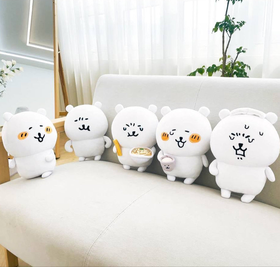Nagano's | Korea Edition | Nagano Bear Nongdamgom Plush Toy M - Happy Face