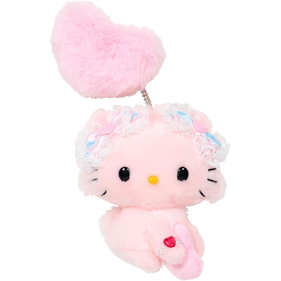 Sanrio | Fluffy Heart Design | Honey Cute Mascot Holder Sugar Bunny Shirosa
