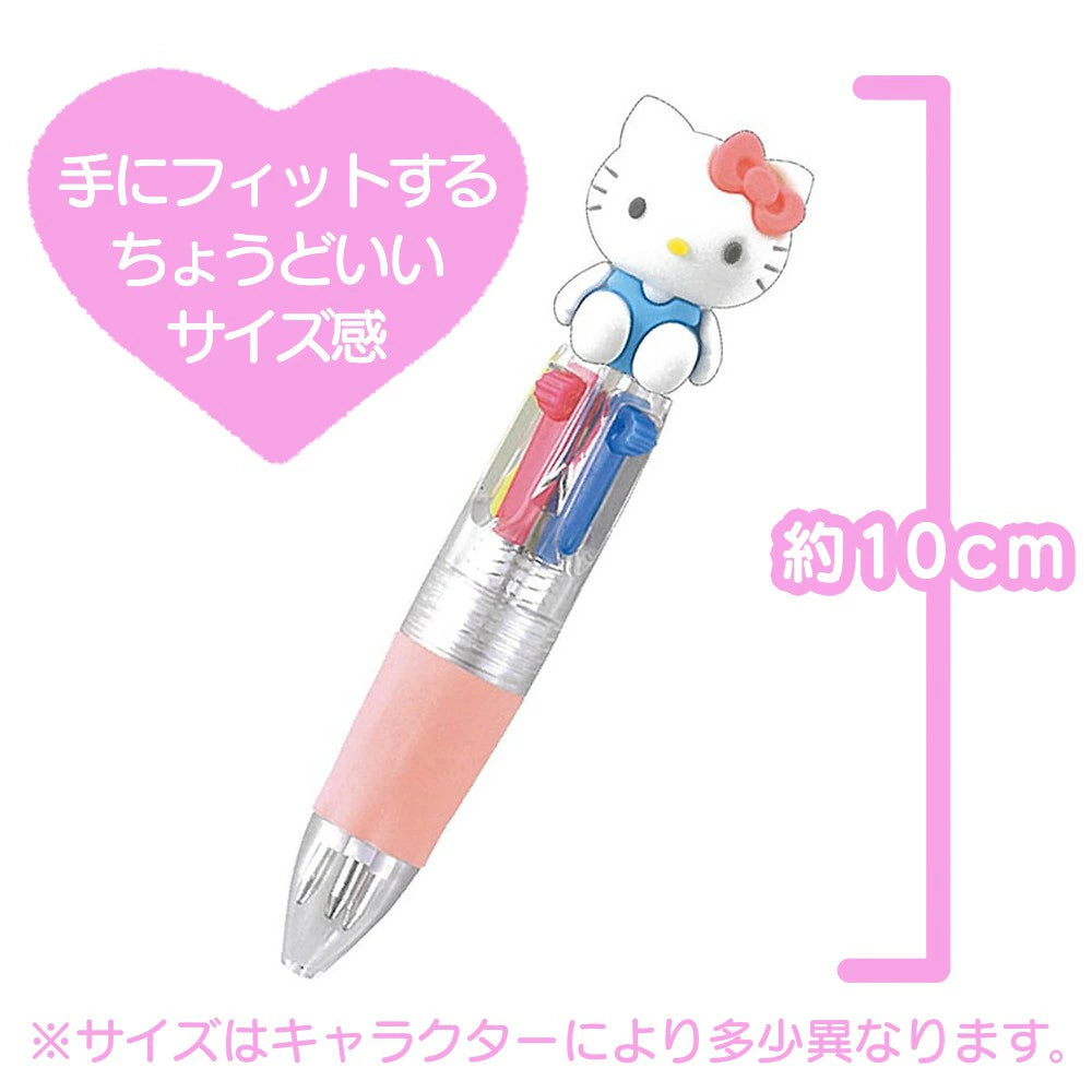 Sanrio | Sanrio Mascot Mini 4 Colors Ballpoint Pen 0.5mm ( Red, Blue, Black, Green)