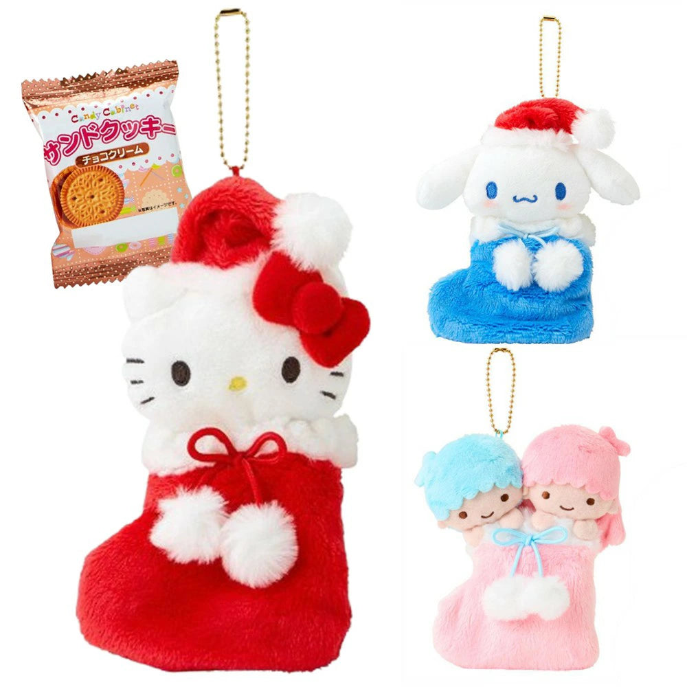 Sanrio | Sanrio Characters Christmas Cookie & Boots Mascot - Hello Kitty