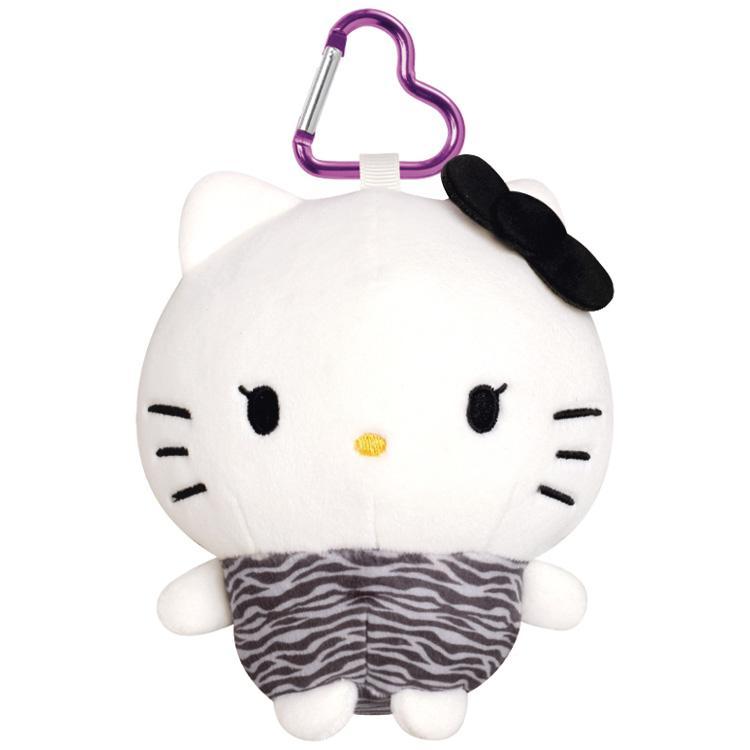 Sanrio | Hello Kitty High School Girl Gal Tann Mochi Nui Pouch - Zebra Gal