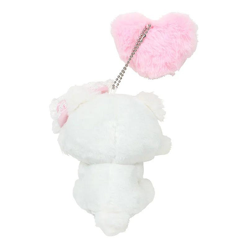 Sanrio | Fluffy Heart Design | Honey Cute Mascot Holder Sugar Bunny Shirosa