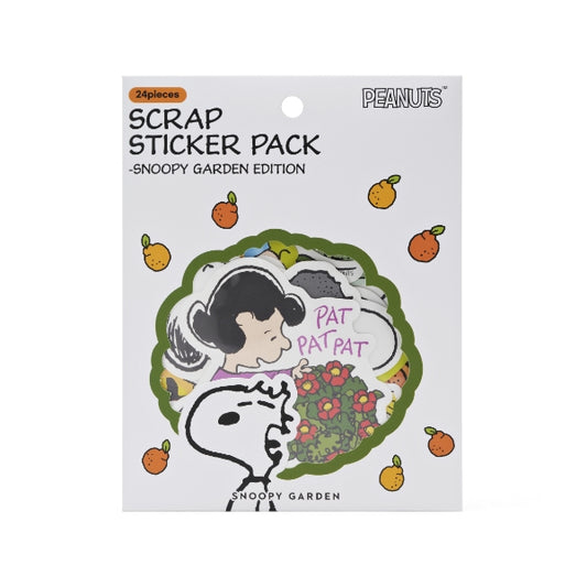 PEANUTS | SNOOPY GARDEN Korea | Scrap Sticker Pack - Snoopy Garden