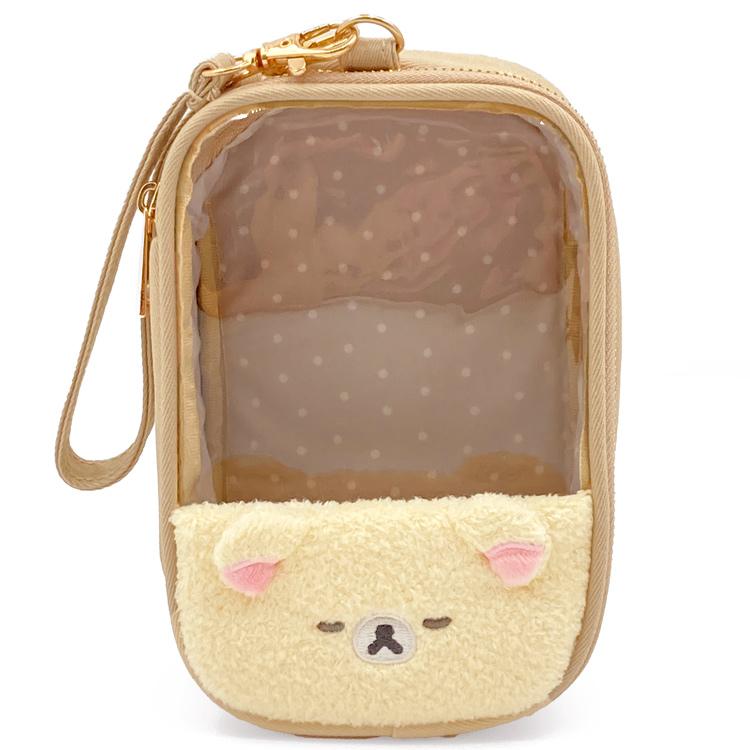 San-X | Rilakkuma Mofumofu Plush Pouch - Korilakkuma