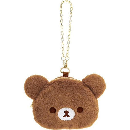 San-X | Rilakkuma Aokogu Otmari Series Plush Toy Coin Case - Chairoikoguma CK70601