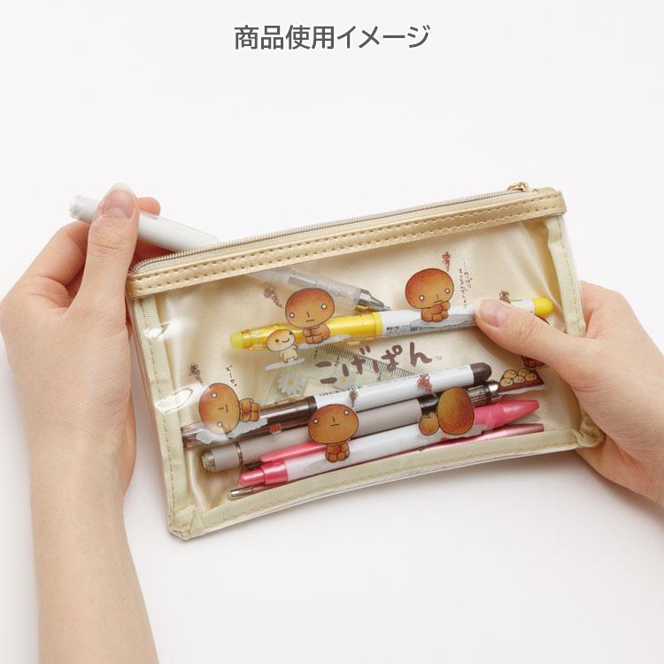 San-X | San X Characters Clear Pen Pouch PT19902- Kogepan Burnt Bread