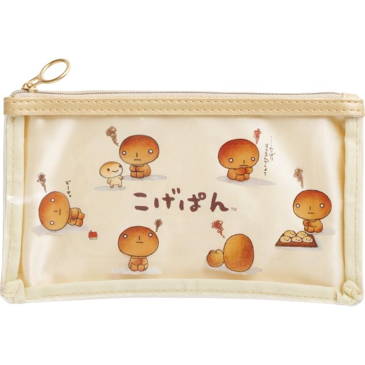 San-X | San X Characters Clear Pen Pouch PT19902- Kogepan Burnt Bread