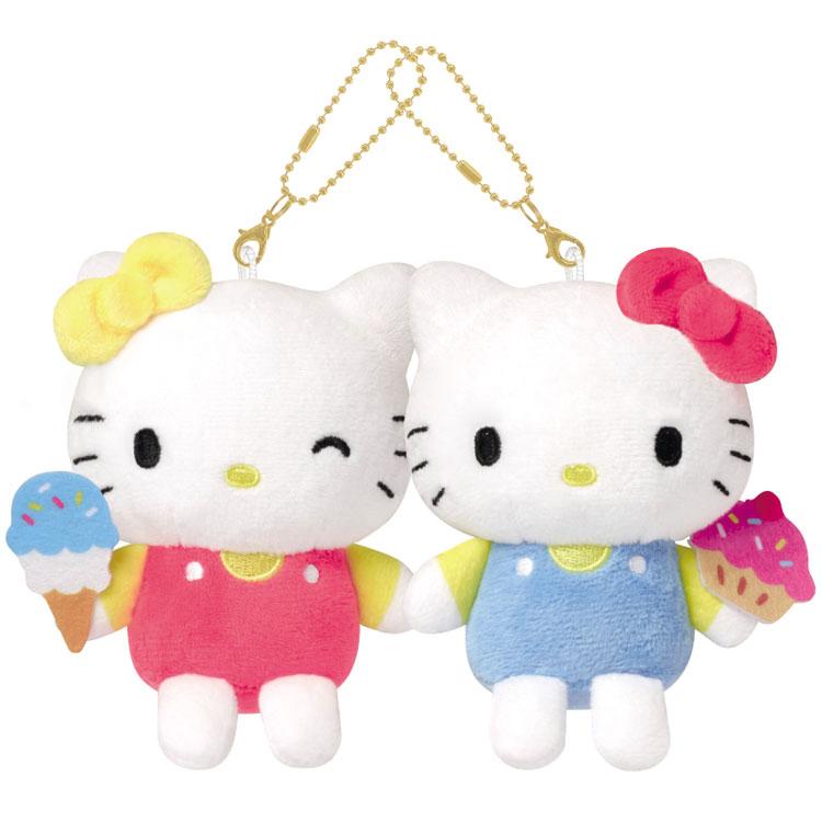 Sanrio | Hello Kitty Niko Nui Magnet Mascot Keychain - Kitty & Mimi L Size 319849