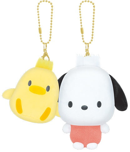 Sanrio | Niko Nui Magnet Mascot Keychain - Pochacco & Piyo