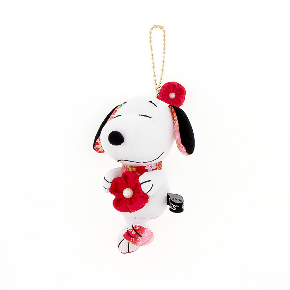 PEANUTS | SNOOPY CHA-YA Snoopy Teahouse Chirimen Mascot Holder