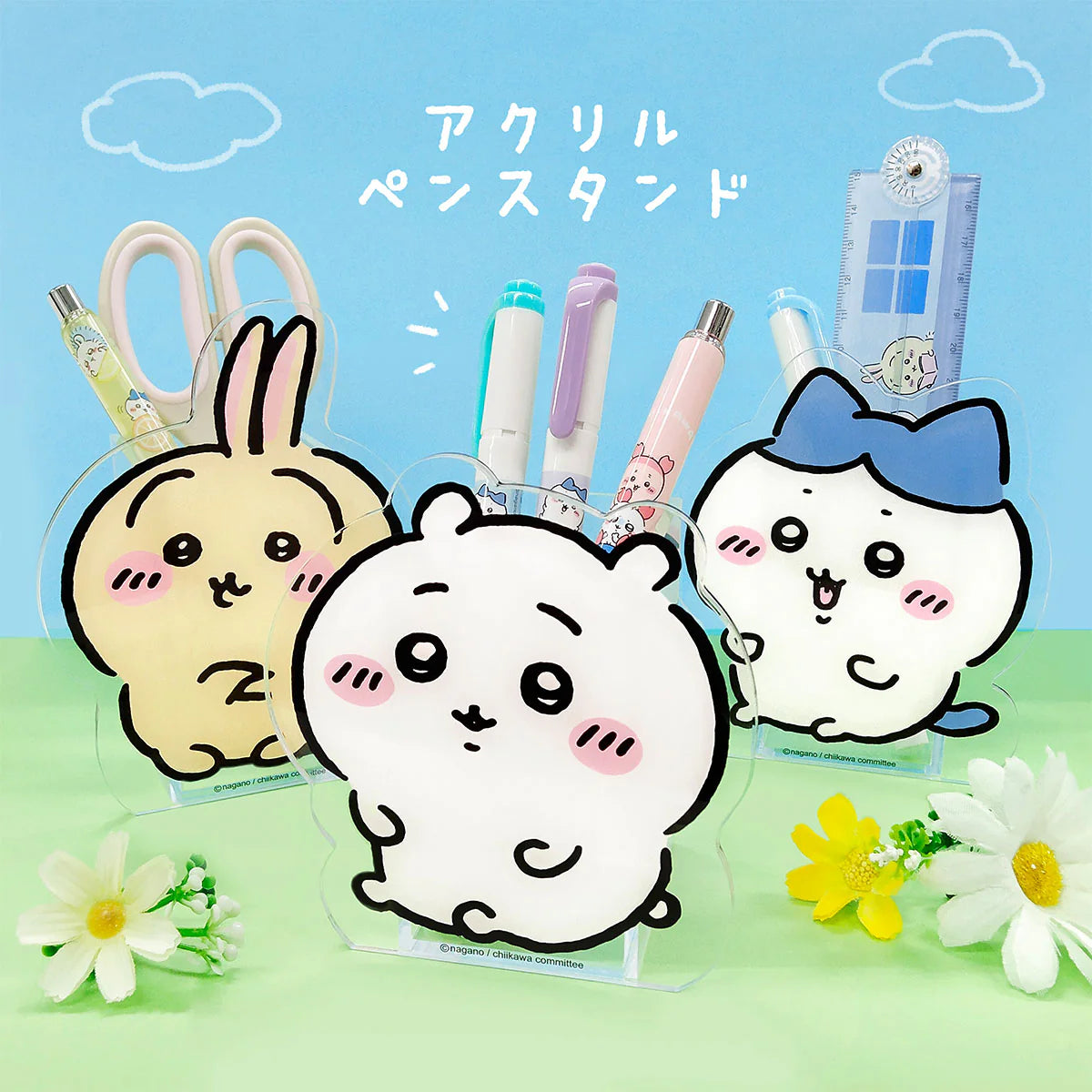 Chiikawa | Chiikawa Acrylic Pen Stand - Hachiware