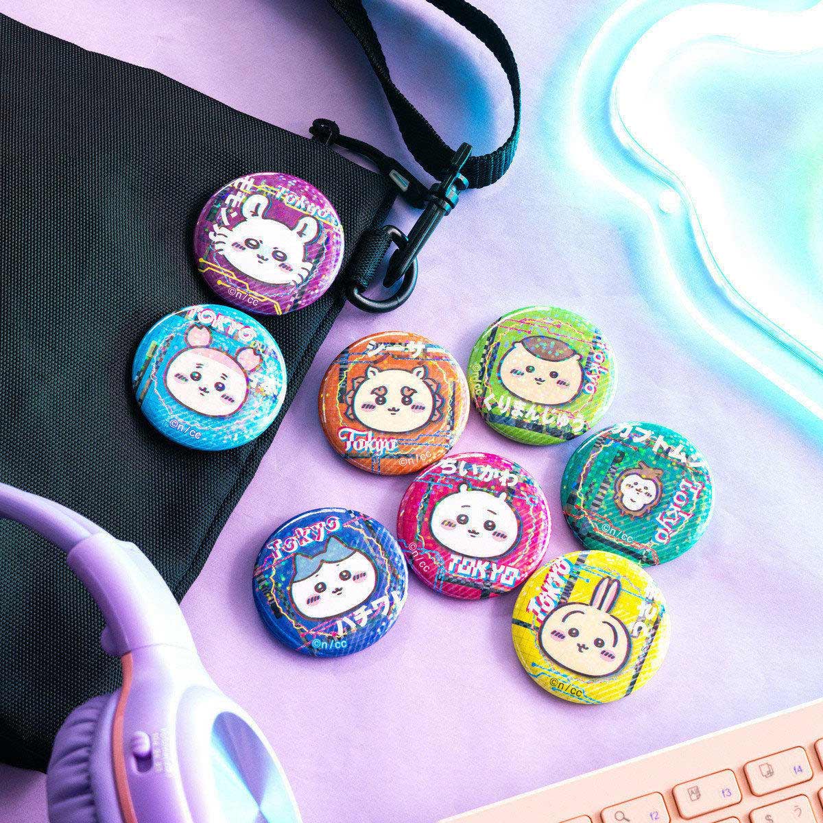 Chiikawa | 'Chiikawa Tokyo Chiikawa Holographic Can Badge Collection Blind Box (All 8 Types)