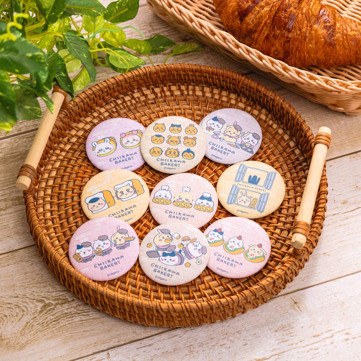 Chiikawa | 'Chiikawa Bakery Trading Mat Can Badge Blind Box (9 Types in Total)
