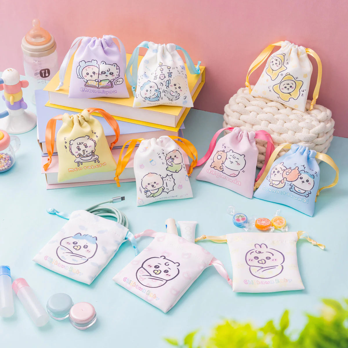 Chiikawa | 'Chiikawa Baby Trading Mini Drawstring Bag Blind Box (10 Types)